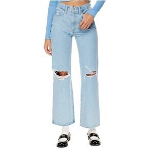 Sunday Best Aritzia Distressed Light Wash High Rise Jupiter Jean Women's 00